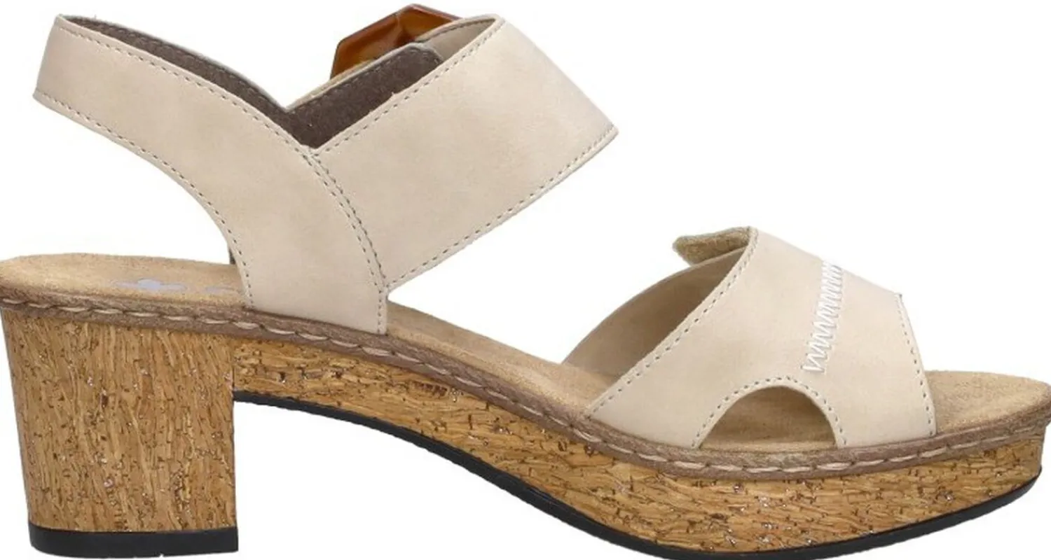 Rieker Sandalen Hak Beige Best