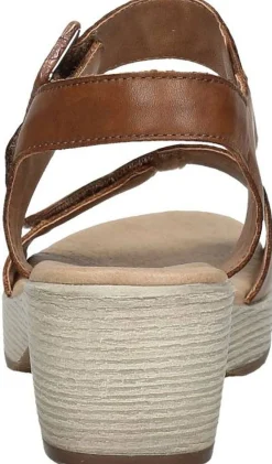 Remonte Sandalen Hak Cognac Clearance