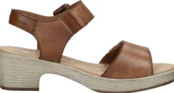 Remonte Sandalen Hak Cognac Clearance
