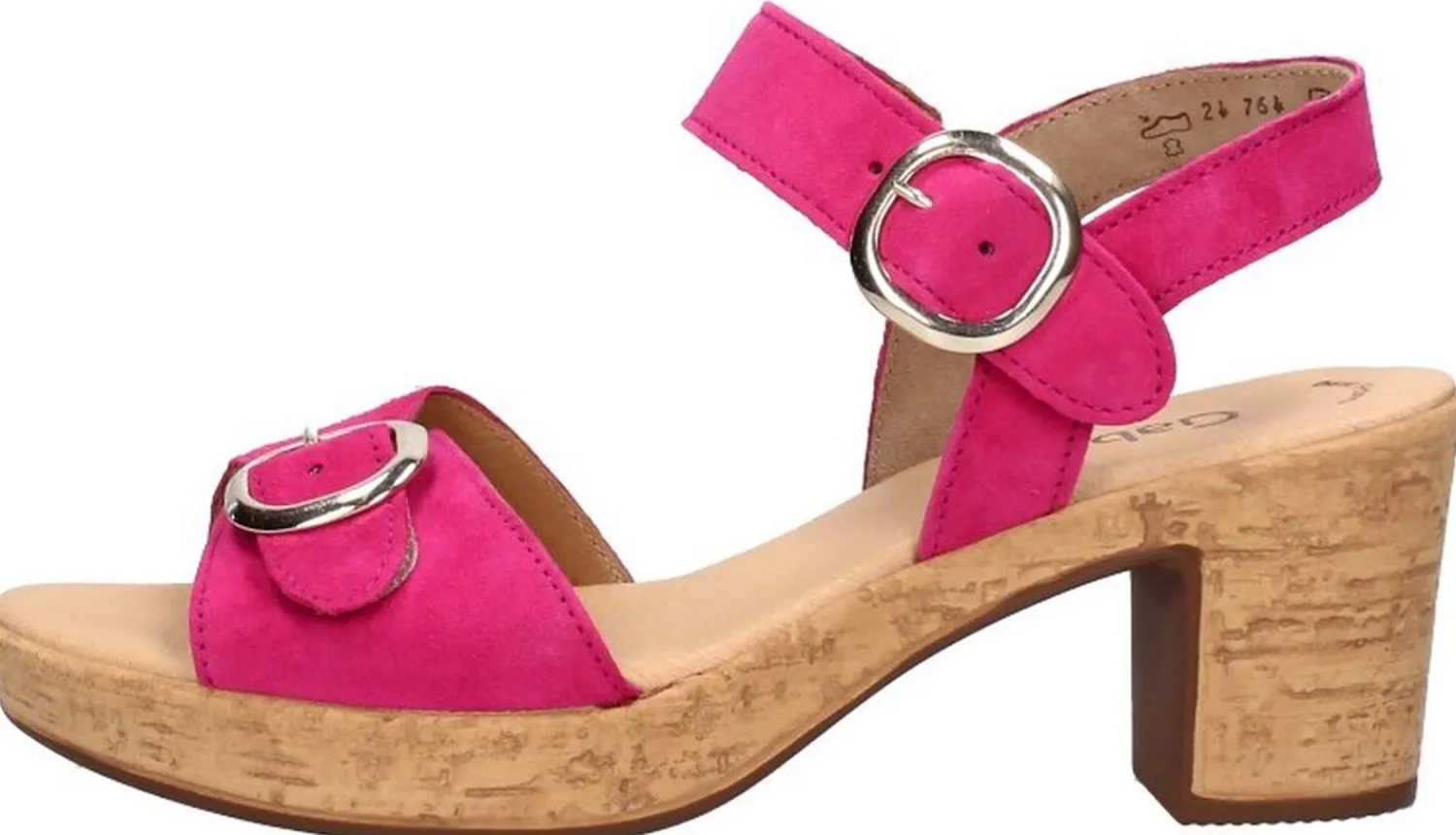 Gabor Sandalen Hak Roze Discount