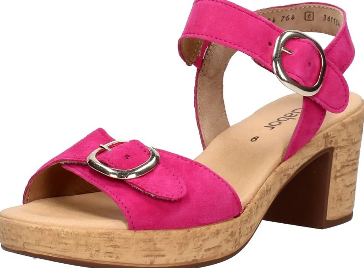 Gabor Sandalen Hak Roze Discount