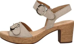 Gabor Sandalen Hak Beige New