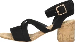 Sub55 Sandalen Hak Zwart Fashion