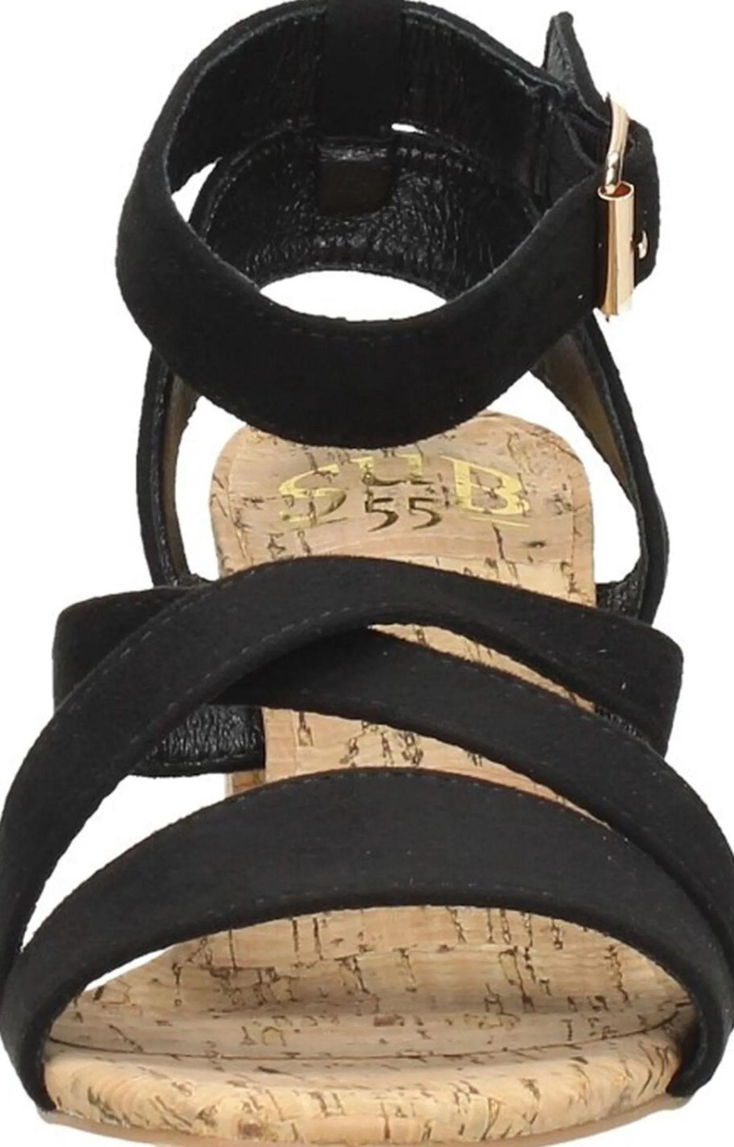 Sub55 Sandalen Hak Zwart Fashion