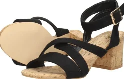Sub55 Sandalen Hak Zwart Fashion