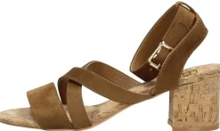 Sub55 Sandalen Hak Cognac Best