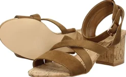 Sub55 Sandalen Hak Cognac Best