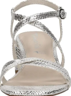 Tamaris Sandalen Hak Zilverkleur Outlet
