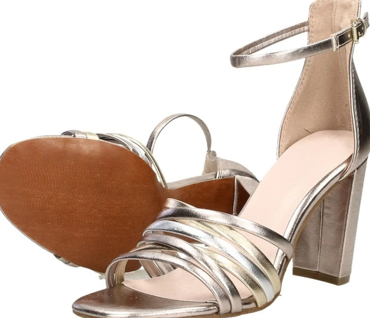 Marco Tozzi Sandalen Hak Brons Sale