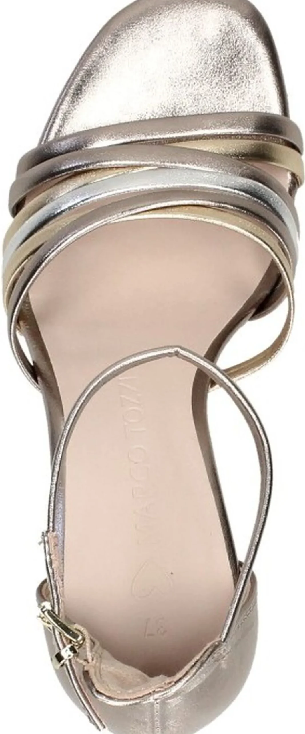 Marco Tozzi Sandalen Hak Brons Sale