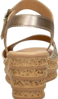 Gabor Sandalen Hak Goudkleur Sale