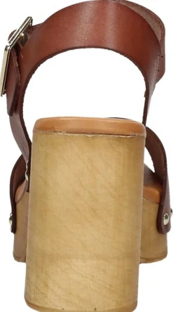 Red Rag Sandalen Hak Cognac Outlet