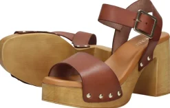 Red Rag Sandalen Hak Cognac Outlet