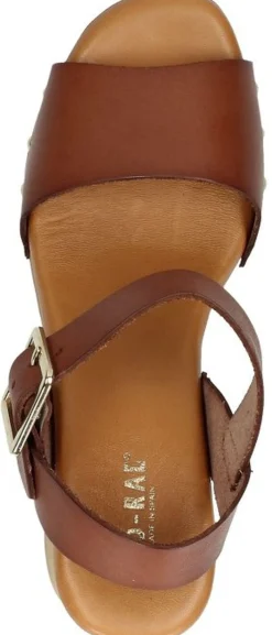 Red Rag Sandalen Hak Cognac Outlet
