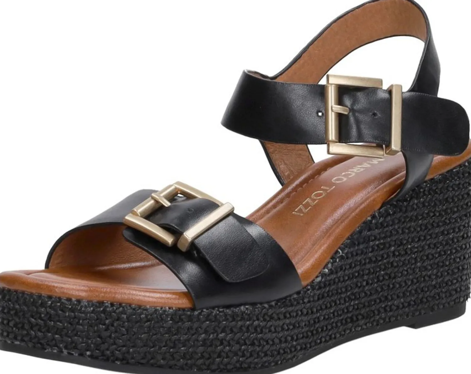 Marco Tozzi Sandalen Hak Zwart Discount