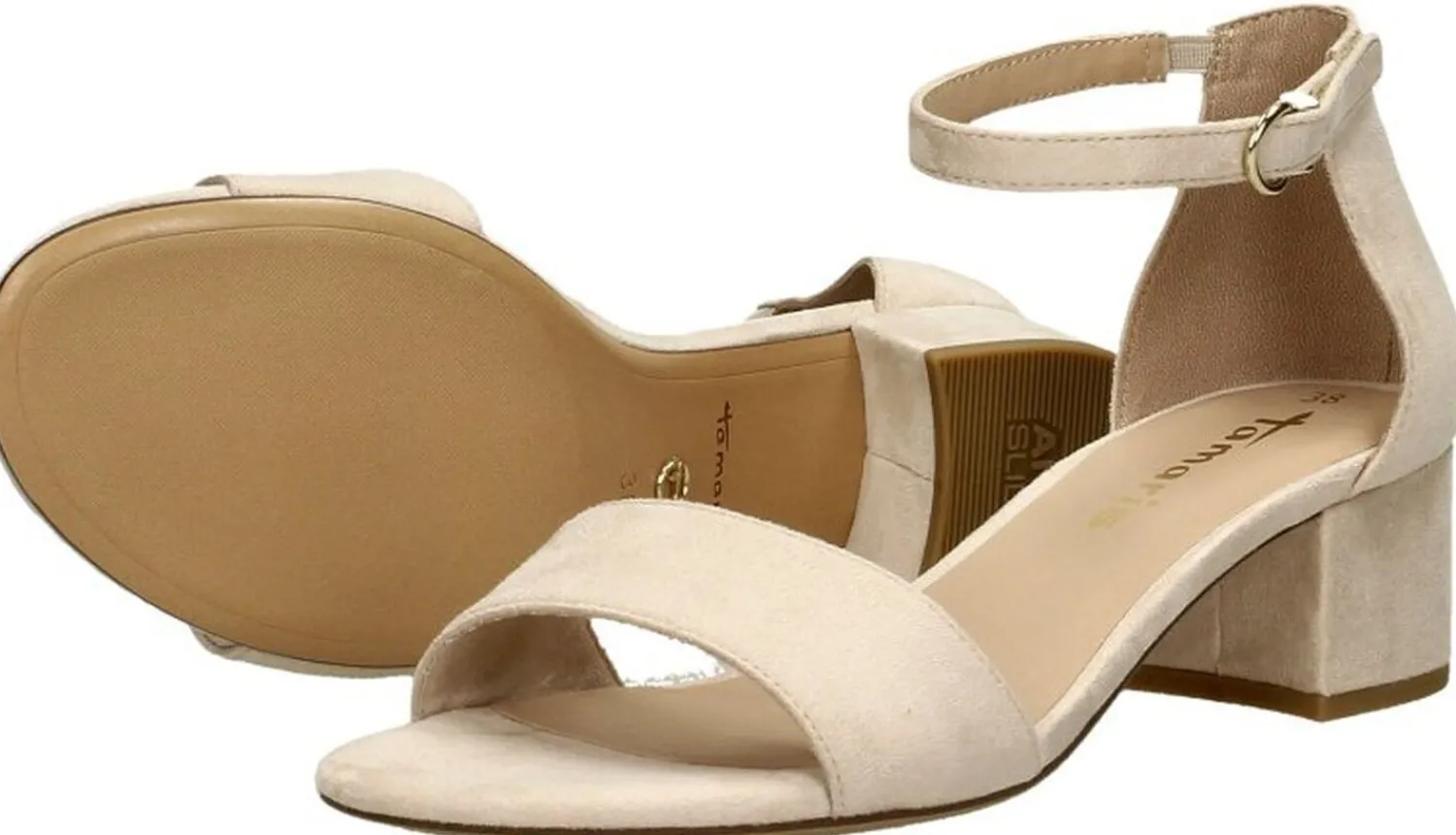 Tamaris Sandalen Hak Beige Fashion