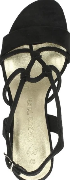 Marco Tozzi Sandalen Hak Zwart Outlet
