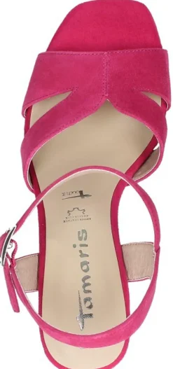 Tamaris Sandalen Hak Fuchsia Clearance