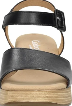 Gabor Sandalen Hak Zwart Fashion