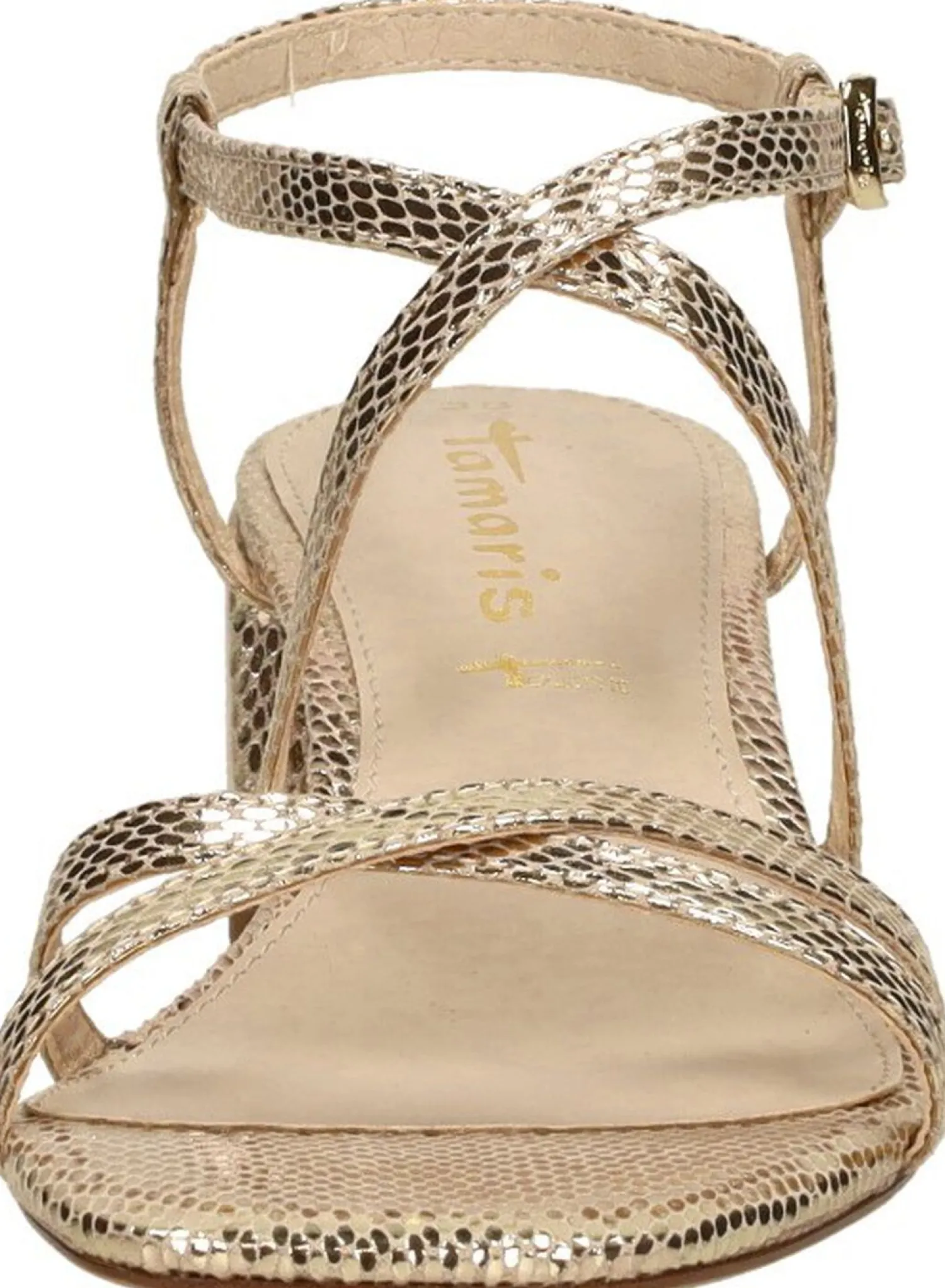 Tamaris Sandalen Hak Goudkleur Fashion