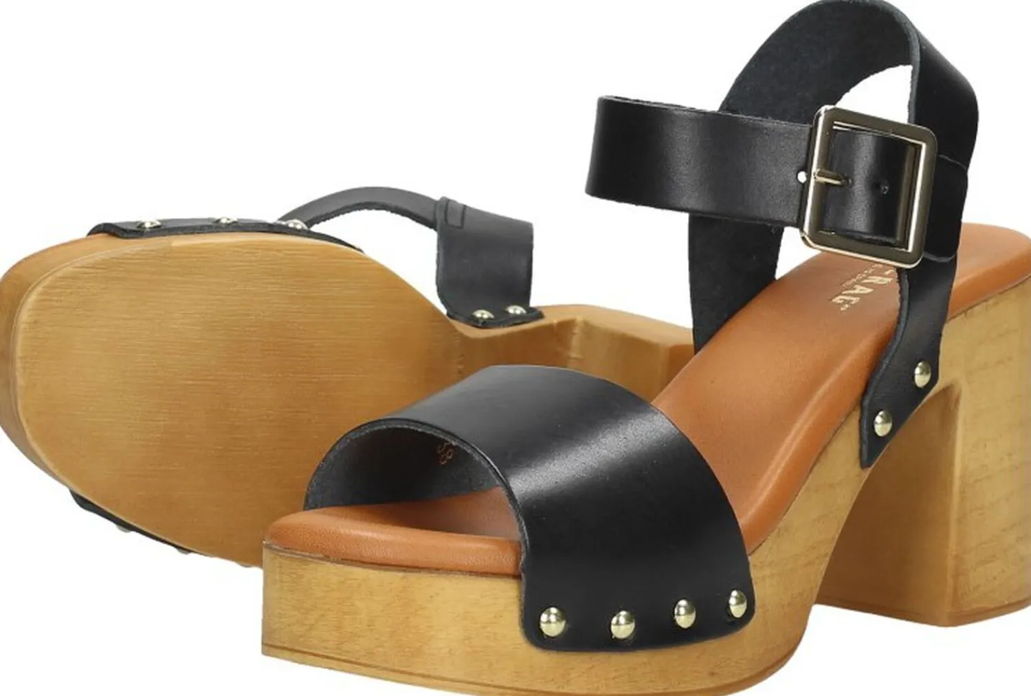 Red Rag Sandalen Hak Zwart Outlet