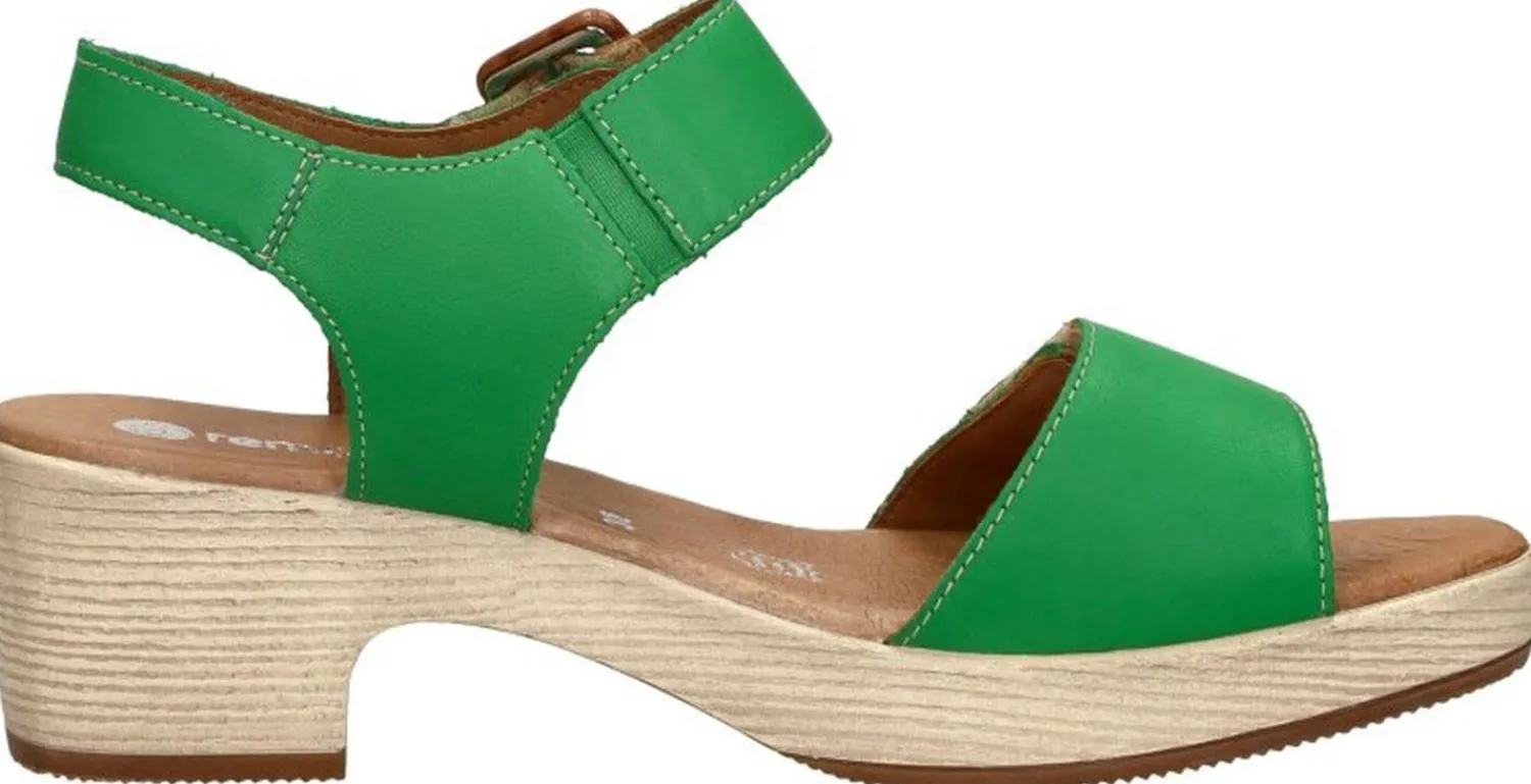 Remonte Sandalen Hak Groen Online