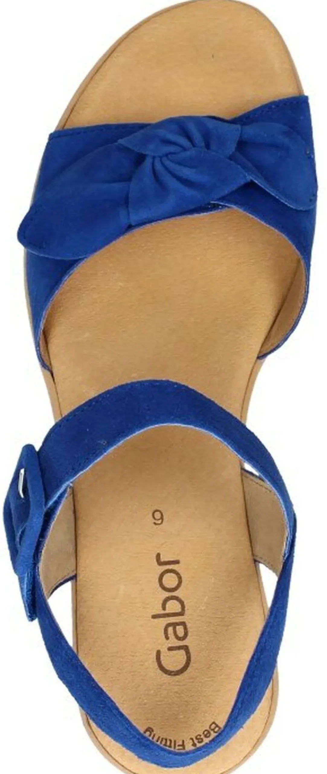 Gabor Sandalen Hak Kobalt blauw Fashion