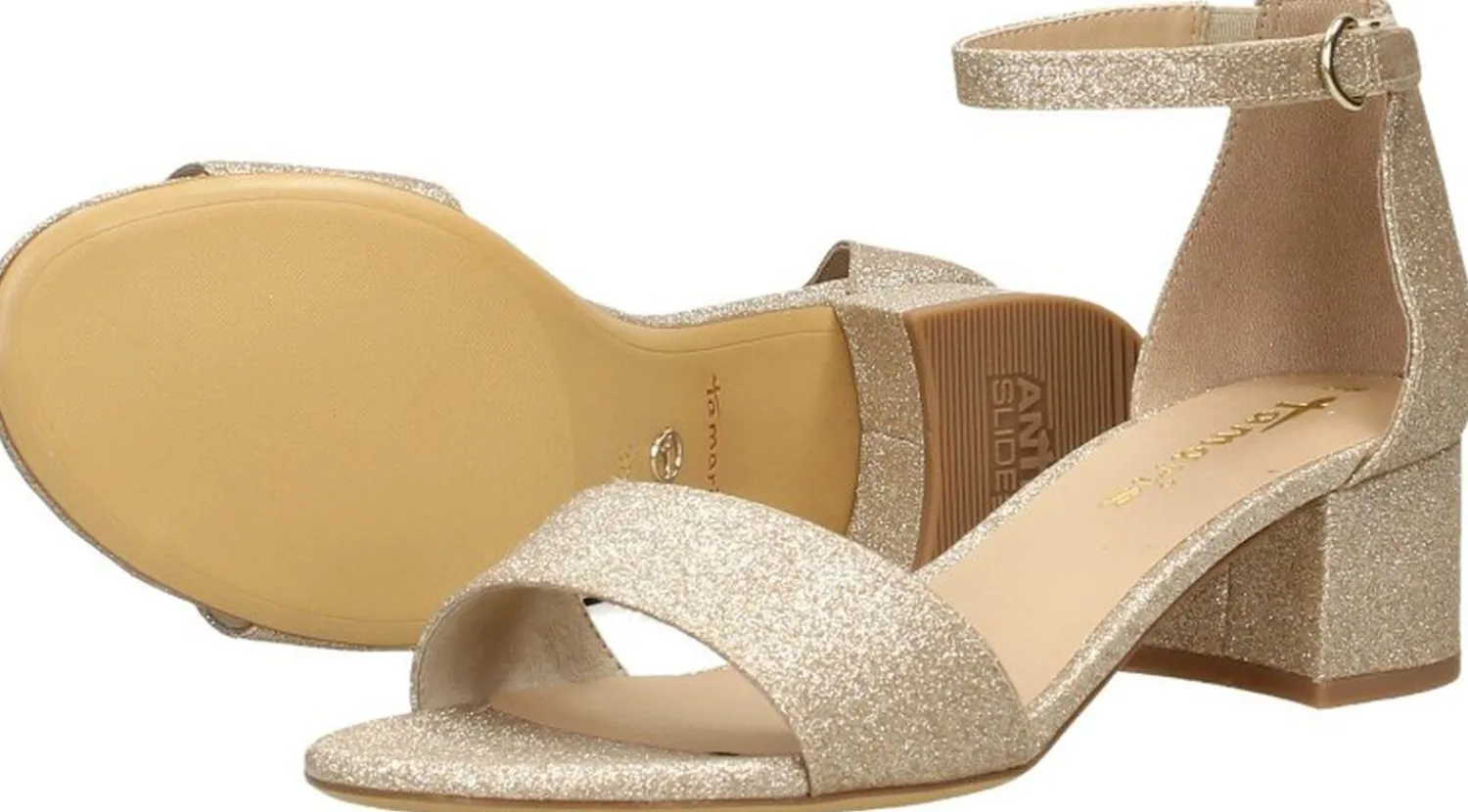 Tamaris Sandalen Hak Goudkleur Hot