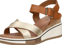 Sub55 Sandalen Hak Cognac Hot