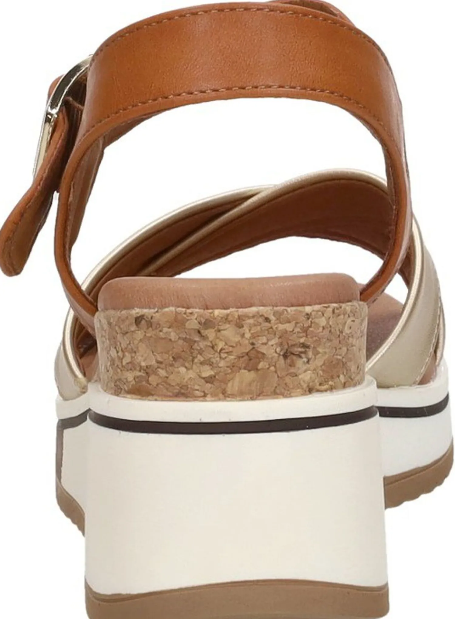 Sub55 Sandalen Hak Cognac Hot