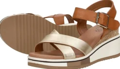 Sub55 Sandalen Hak Cognac Hot