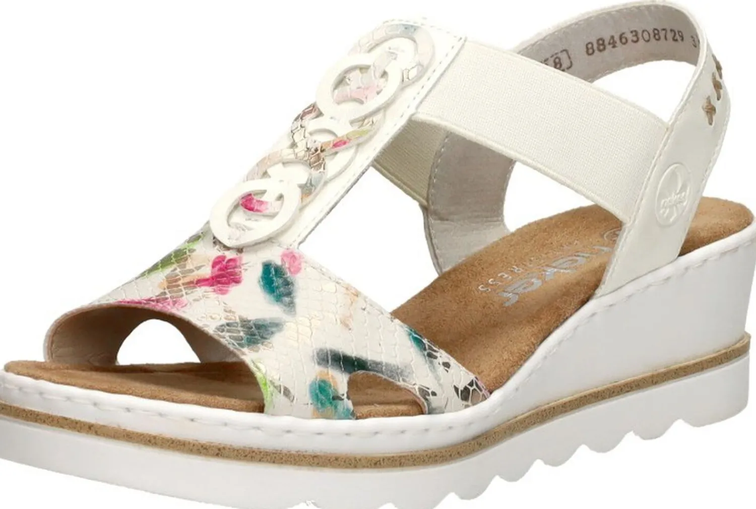 Rieker Sandalen Hak Wit Hot