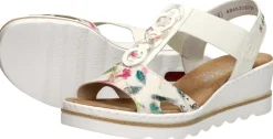 Rieker Sandalen Hak Wit Hot