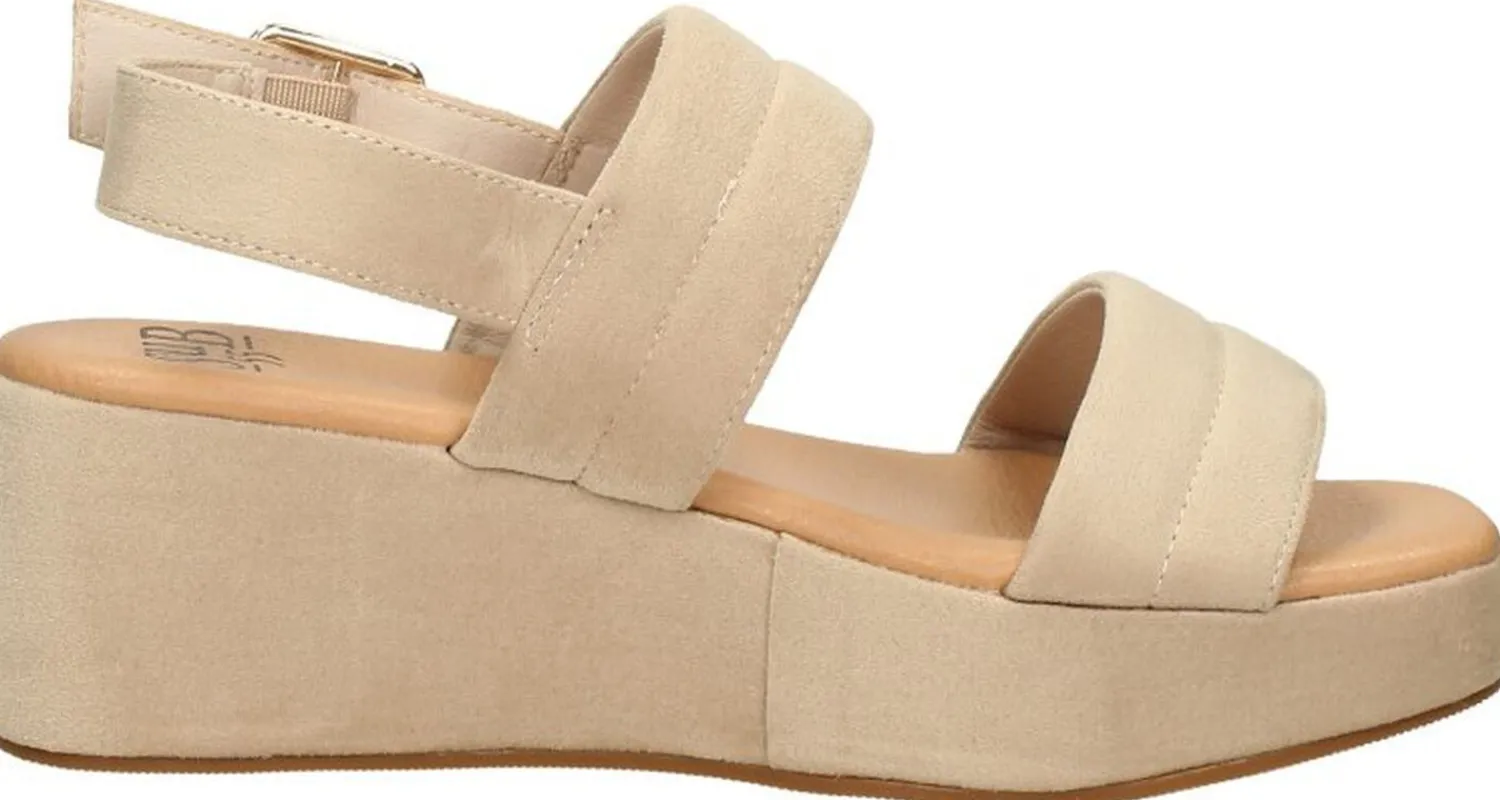Sub55 Sandalen Hak Beige Clearance