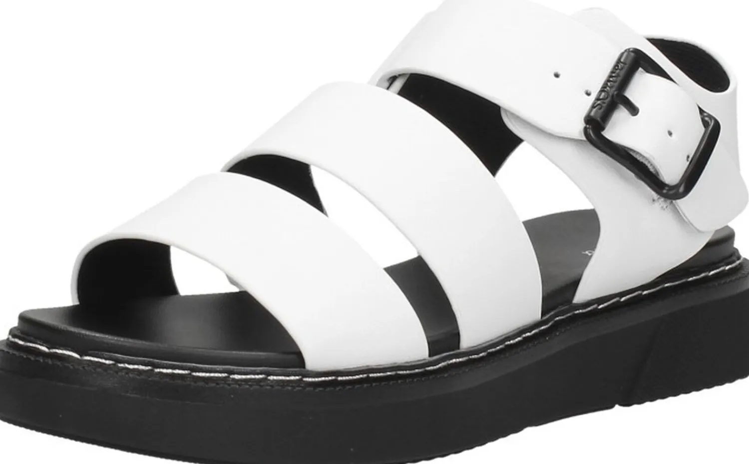 S.Oliver Sandalen Plat Wit Fashion