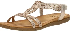 Sub55 Sandalen Plat Goudkleur Hot