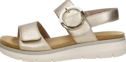 Remonte Sandalen Plat Goudkleur Online