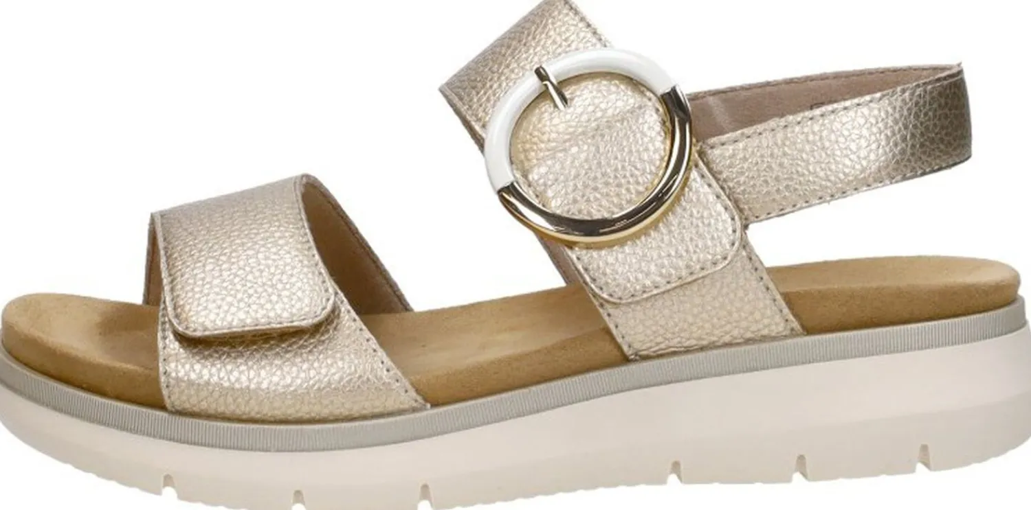 Remonte Sandalen Plat Goudkleur Online