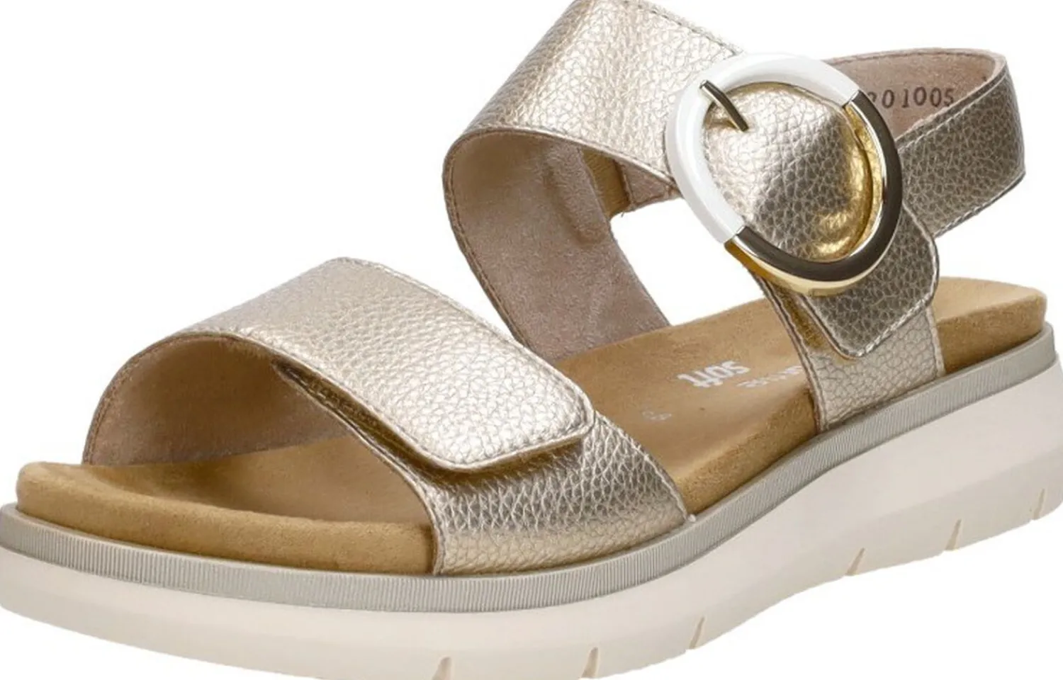 Remonte Sandalen Plat Goudkleur Online