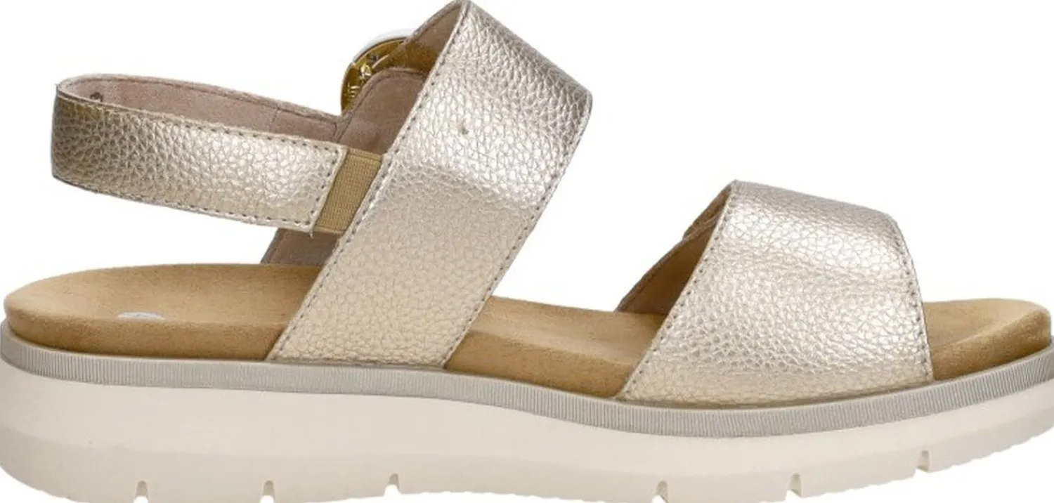 Remonte Sandalen Plat Goudkleur Online