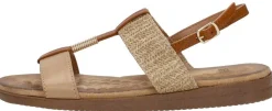 Sub55 Sandalen Plat Beige Sale
