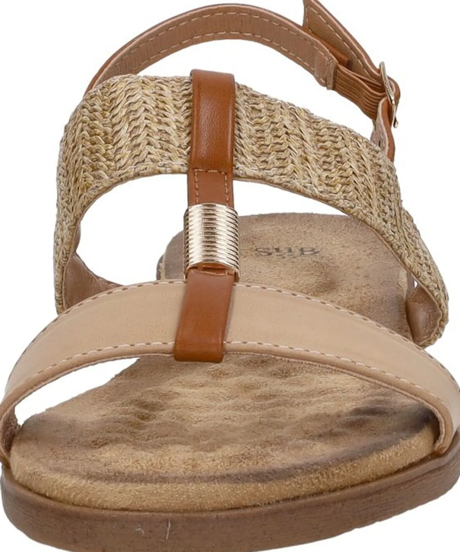 Sub55 Sandalen Plat Beige Sale