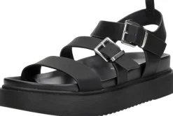 Tamaris Sandalen Plat Zwart Clearance