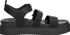 Tamaris Sandalen Plat Zwart Clearance