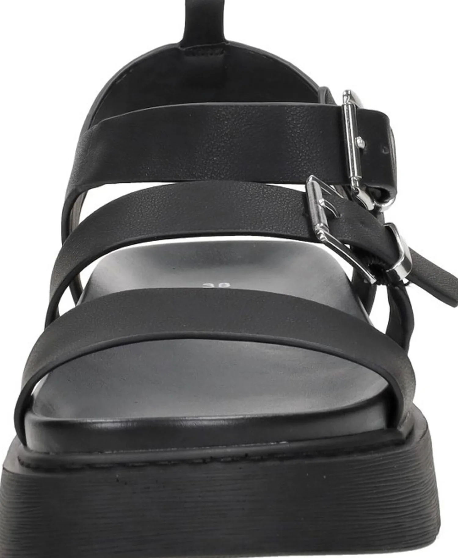 Tamaris Sandalen Plat Zwart Clearance