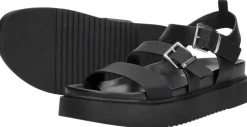 Tamaris Sandalen Plat Zwart Clearance