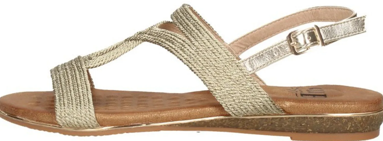 Sub55 Sandalen Plat Taupe Fashion
