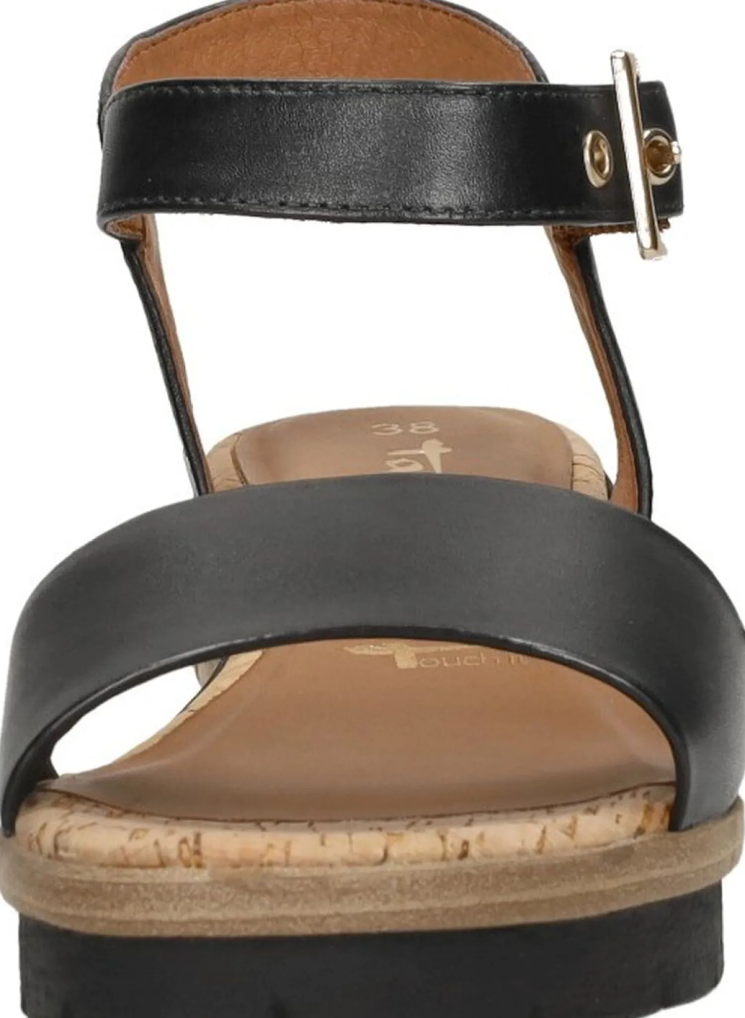 Tamaris Sandalen Plat Zwart New