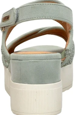 Mustang Sandalen Plat Groen Outlet