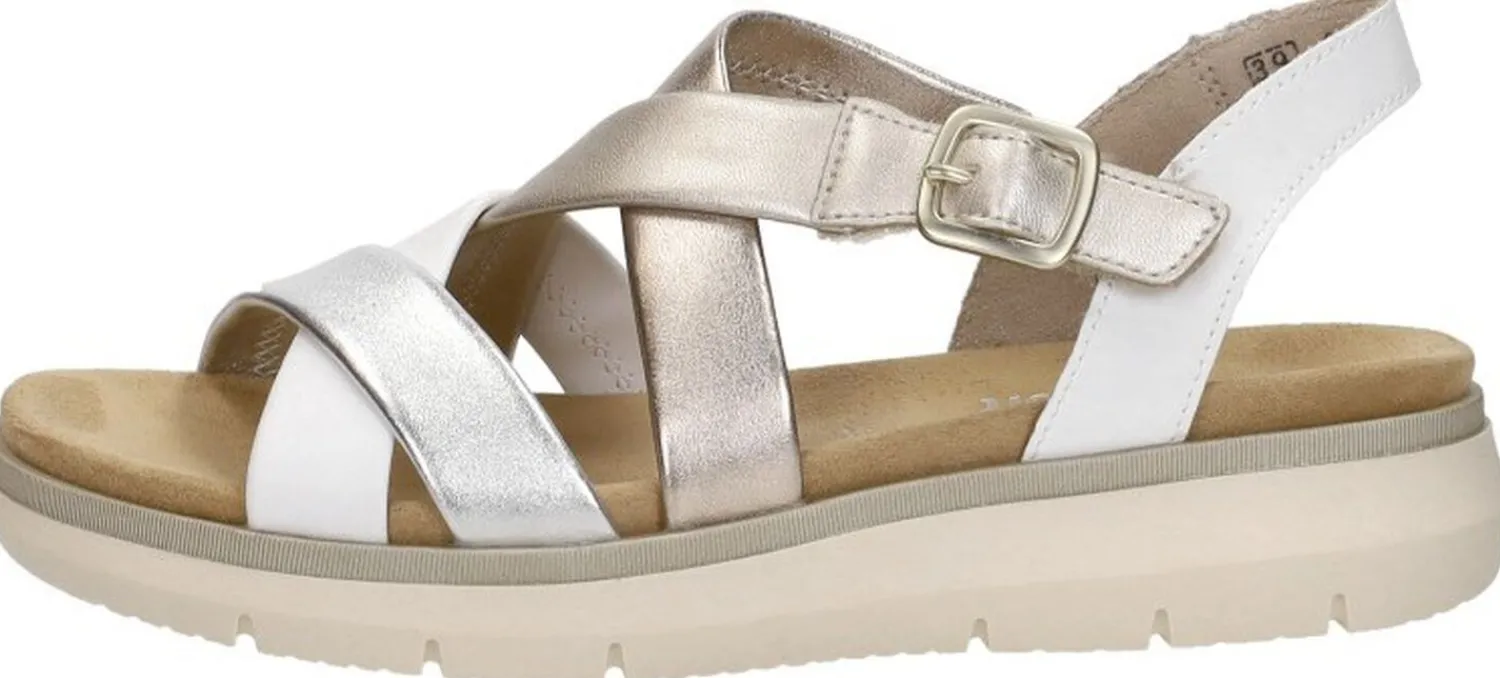 Remonte Sandalen Plat Wit Hot